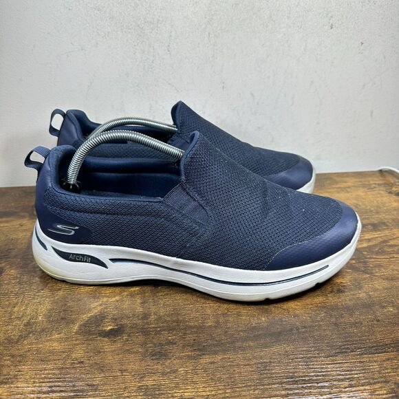 Skechers Go Walk Arch Fit Blue‎ Casual Shoes Men's Size 12 - Picture 1 of 8